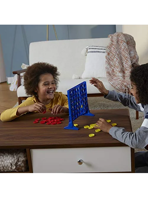 Hasbro Connect 4 — стратегическая настольная игра — изображение 6 из 6, разноцветный