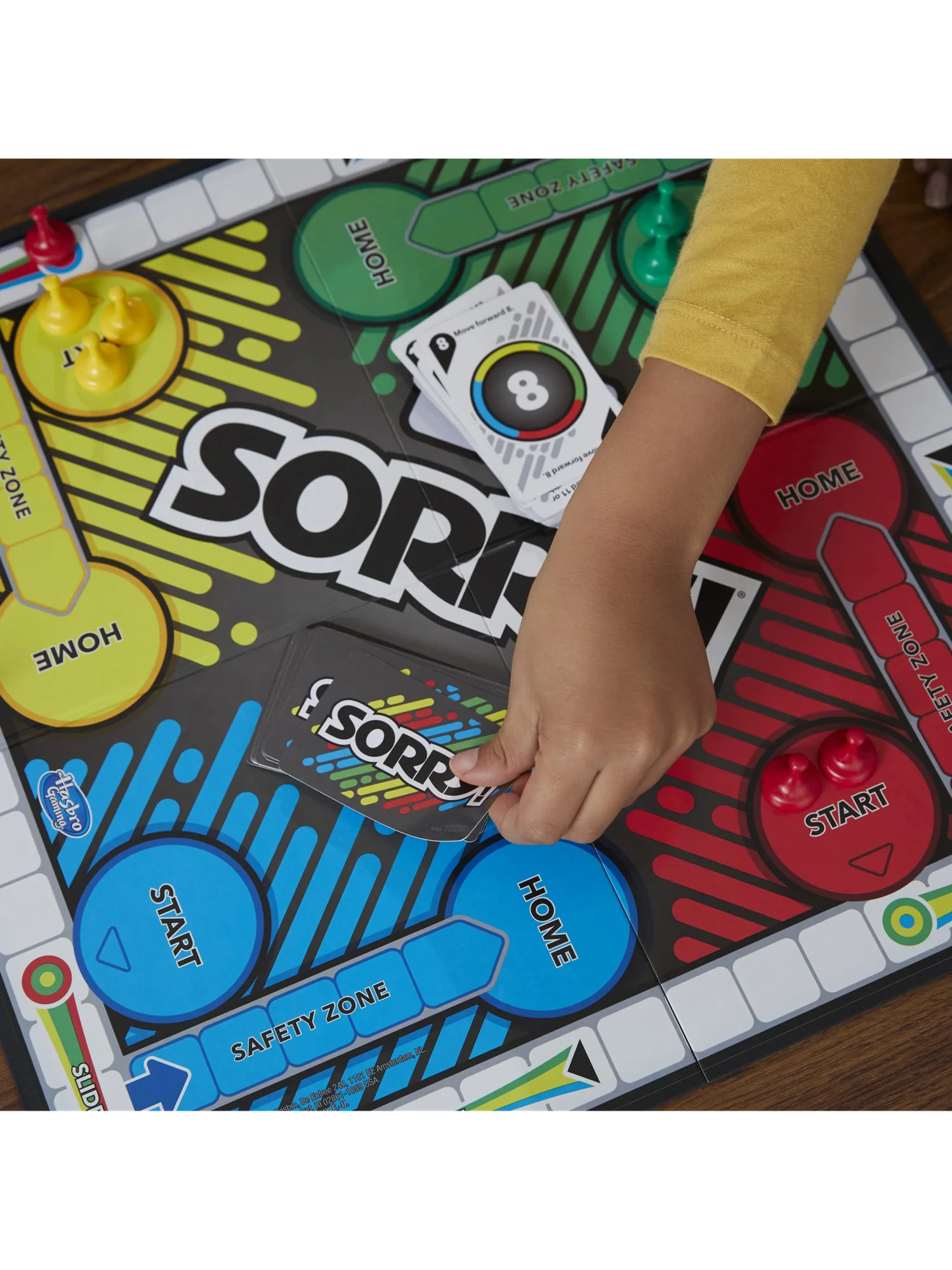 Sorry! Настольная игра для детей — изображение 4 из 8, разноцветный