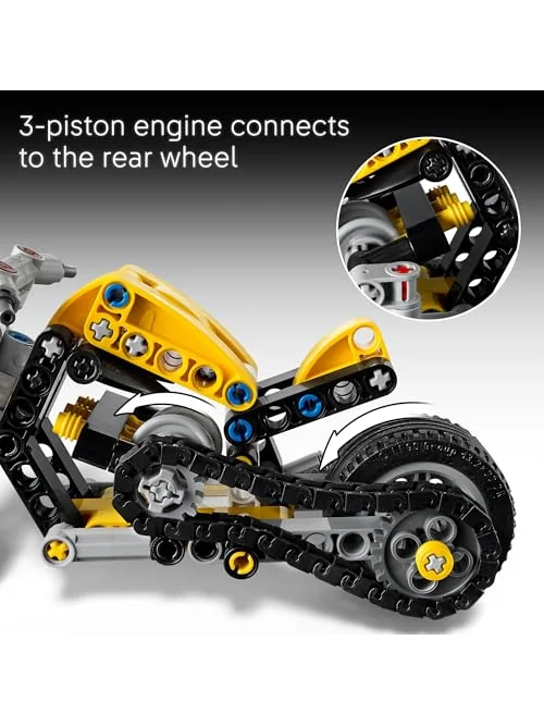 LEGO Technic Жёлтый мотоцикл — изображение 4 из 6, мультиколор
