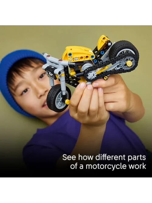LEGO Technic Жёлтый мотоцикл — изображение 5 из 6, мультиколор