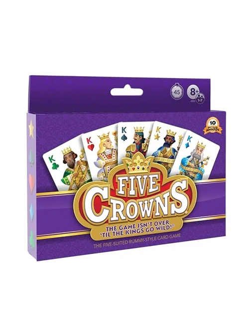 Five Crowns — карточная игра для детей и взрослых, 1-7 игроков, от 8 лет — изображение 1 из 6, разноцветный