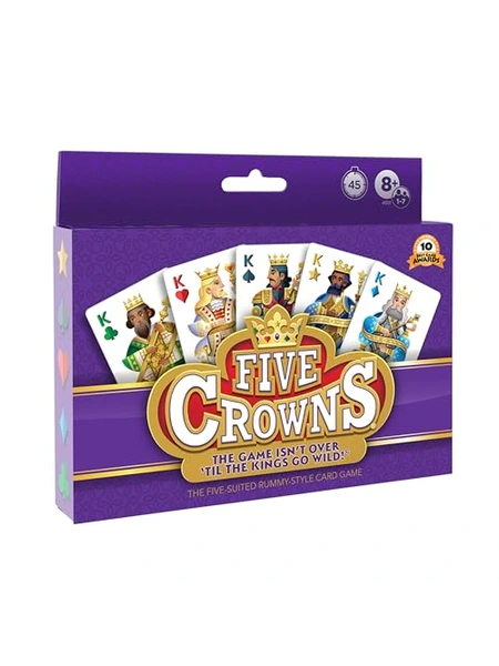 Five Crowns — карточная игра для детей и взрослых, 1-7 игроков, от 8 лет