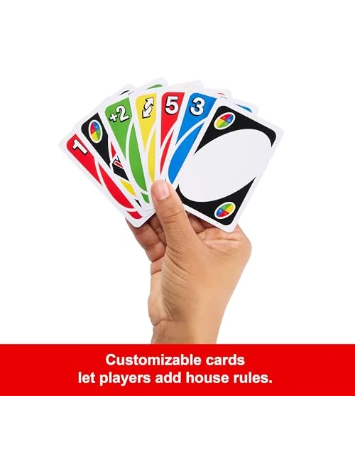 Mattel Games UNO — классическая карточная игра — изображение 6 из 6, разноцветный
