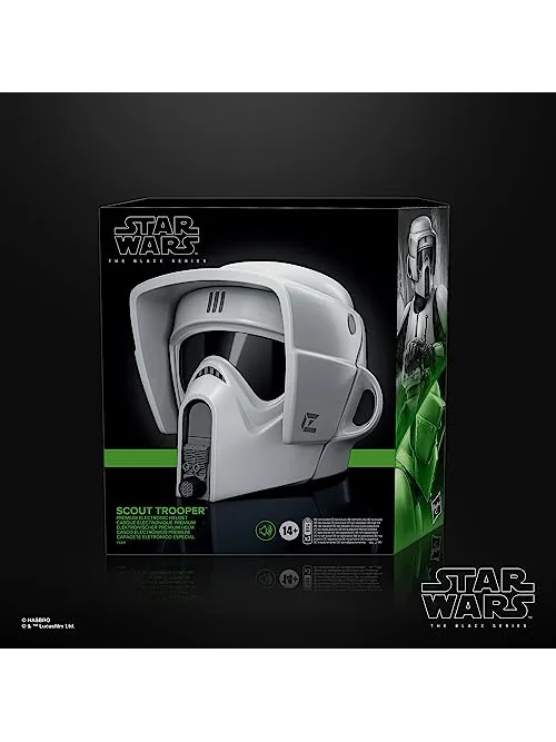 STAR WARS The Black Series шлем скаутского тройпера премиум — изображение 2 из 6, белый