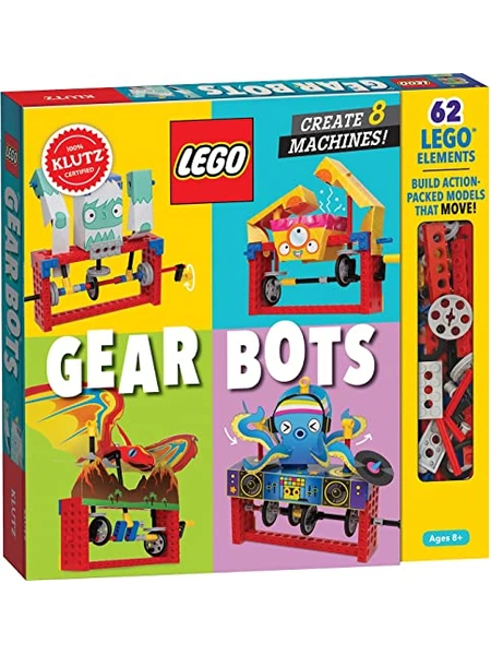Klutz LEGO Gear Bots — конструктор STEM для детей