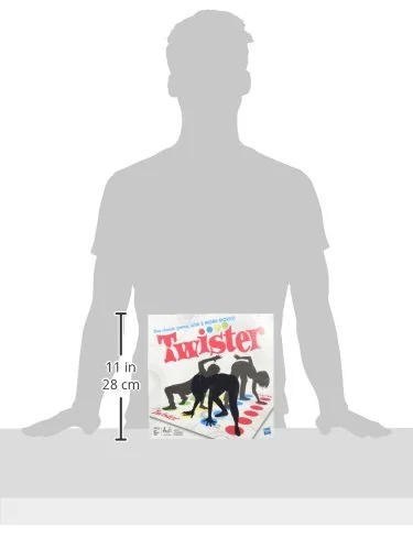 Hasbro Twister классическая настольная игра, цветной коврик — изображение 3 из 11, разноцветный
