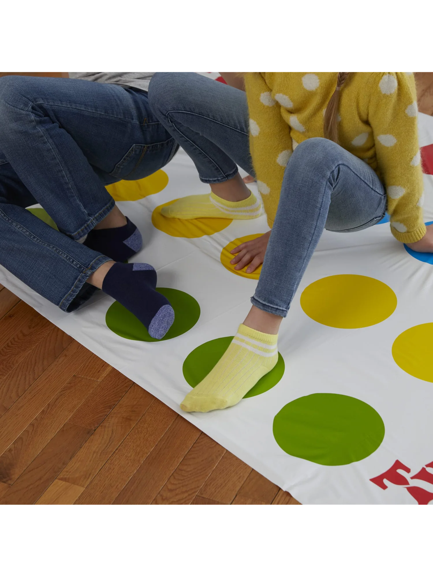 Hasbro Twister классическая настольная игра, цветной коврик — изображение 6 из 11, разноцветный