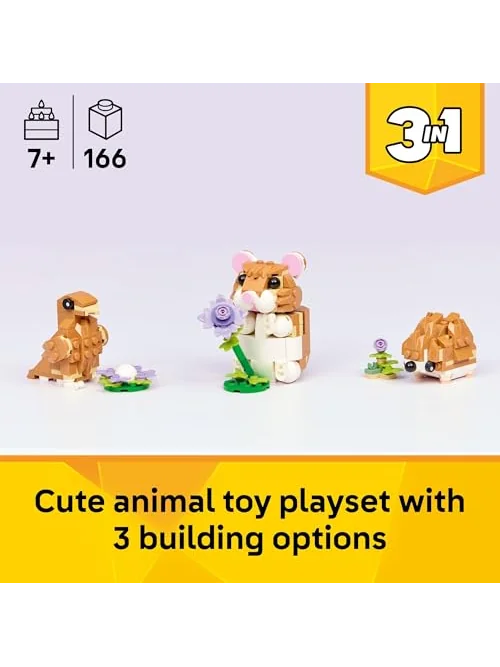 LEGO Creator 3 в 1 Милый хомяк с цветком — 2