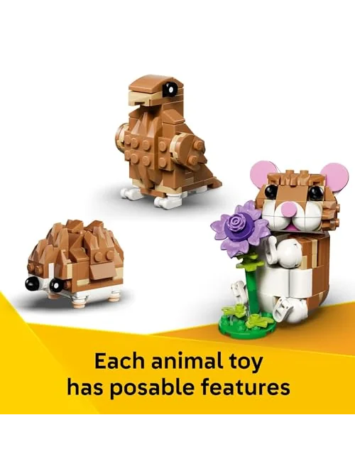 LEGO Creator 3 в 1 Милый хомяк с цветком — 4