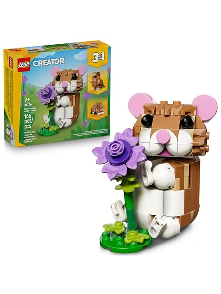 LEGO Creator 3 в 1 Милый хомяк с цветком