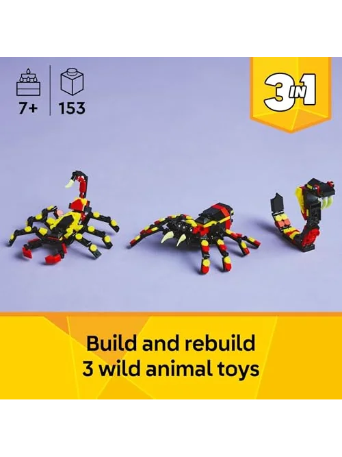 LEGO Creator 3 в 1 Животные Паук — изображение 3 из 6, разноцветный
