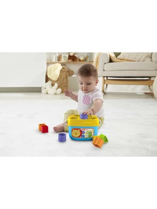 Fisher-Price развивающие кубики для малышей (10 шт) — изображение 2 из 6, разноцветный