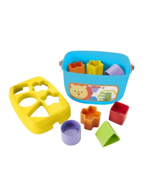 Fisher-Price развивающие кубики для малышей (10 шт) — изображение 5 из 6, разноцветный