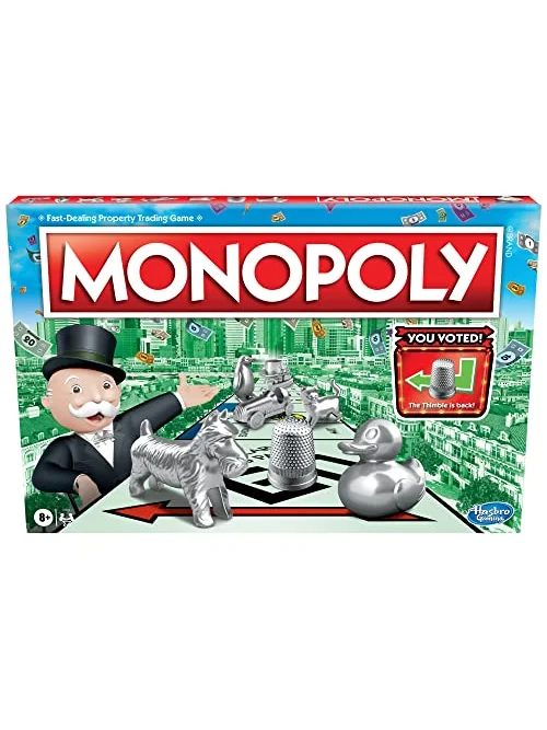 Monopoly — настольная игра с выбором токенов, от 2 до 6 игроков — изображение 1 из 6, разноцветный