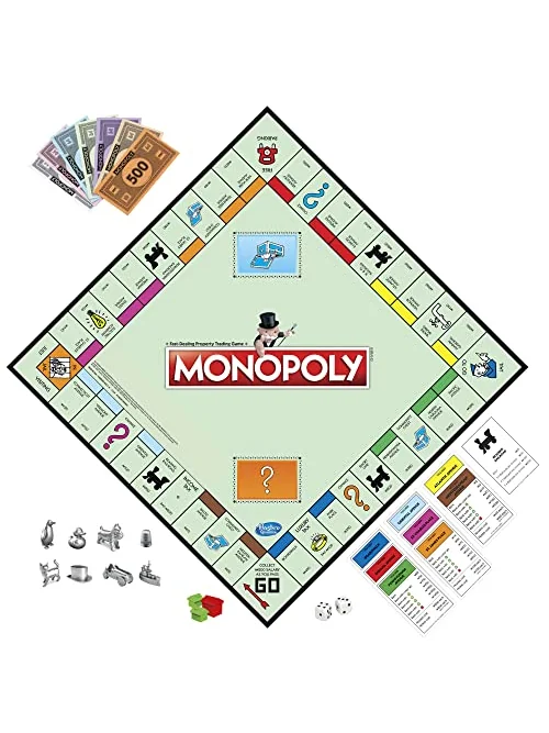 Monopoly — настольная игра с выбором токенов, от 2 до 6 игроков — изображение 3 из 6, разноцветный