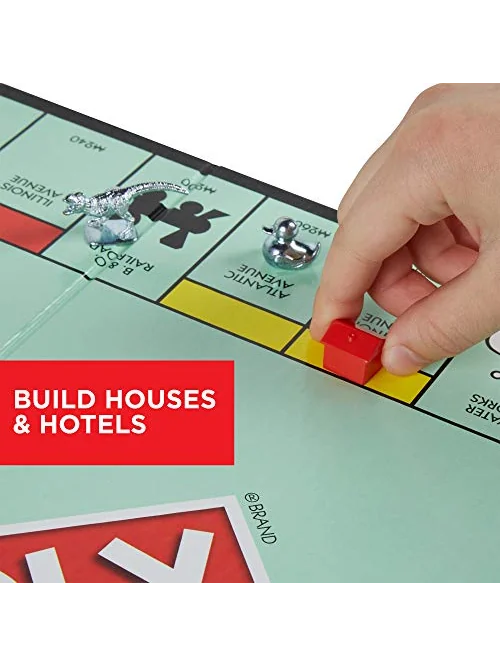 Monopoly — настольная игра с выбором токенов, от 2 до 6 игроков — изображение 5 из 6, разноцветный