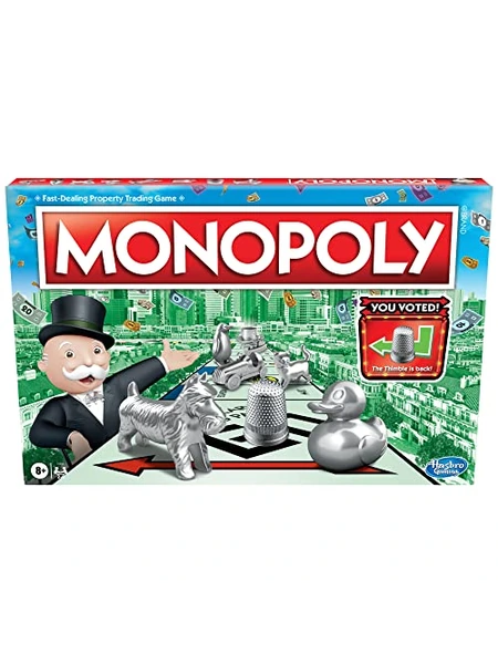 Monopoly — настольная игра с выбором токенов, от 2 до 6 игроков