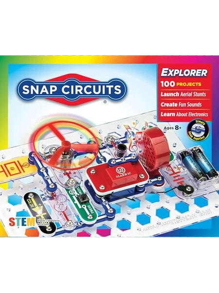 Snap Circuits Jr. SC-100 — электронный конструктор на 100 проектов