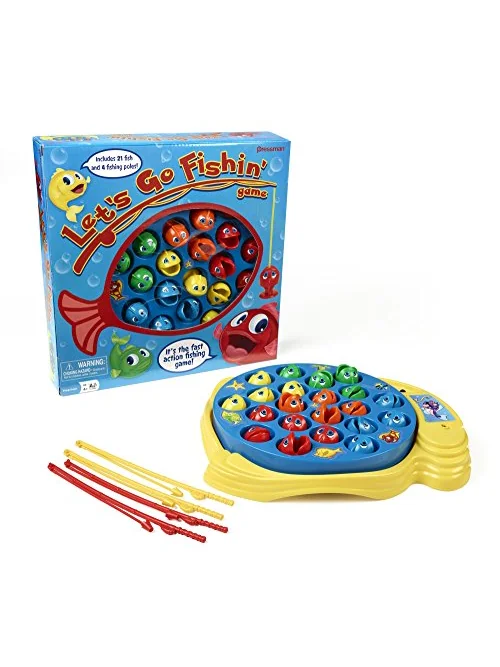 Let's Go Fishin' Game Pressman — рыболовная игра — изображение 2 из 6, разноцветный