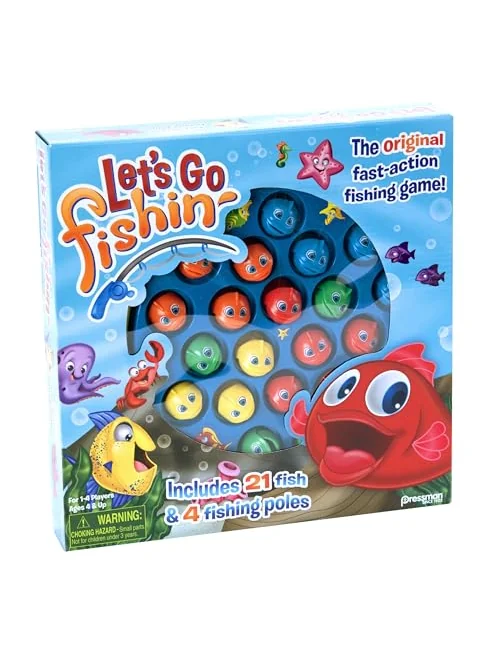 Let's Go Fishin' Game Pressman — рыболовная игра — изображение 5 из 6, разноцветный