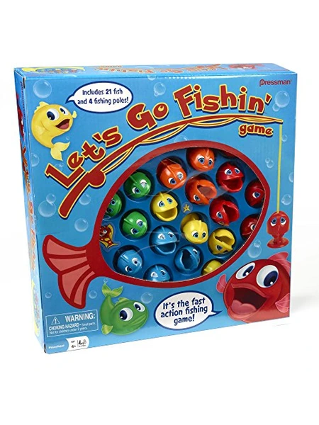 Let's Go Fishin' Game Pressman — рыболовная игра