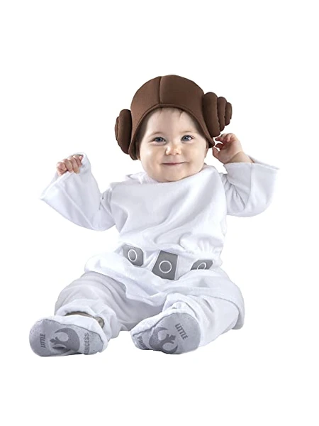 Star Wars костюм Принцессы Леи для малышей — белый