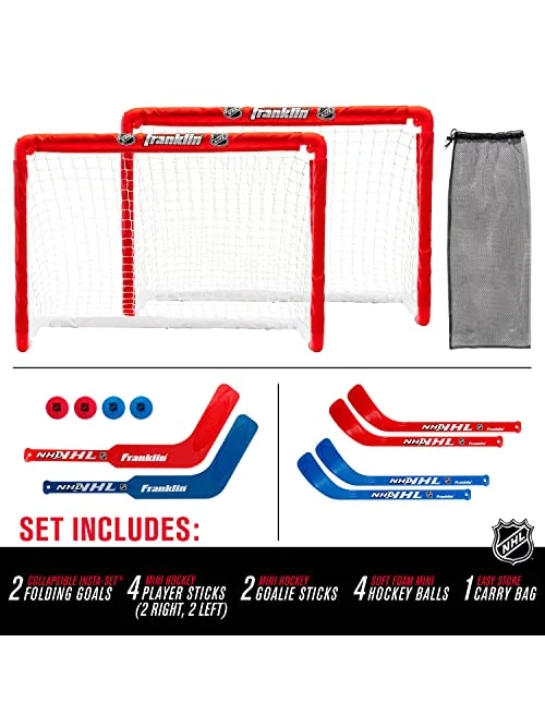 Детский хоккейный набор Franklin Sports NHL — изображение 3 из 6, чёрный или красный