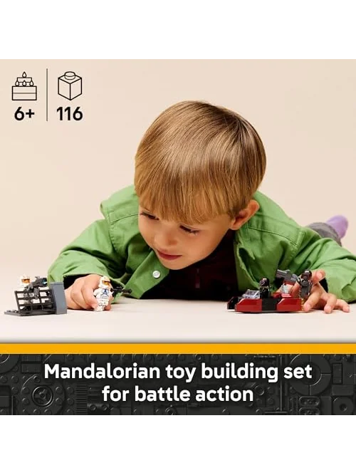 LEGO Star Wars боевой набор «Осада Мандалора» 75449, 116 деталей — изображение 2 из 6, разноцветный