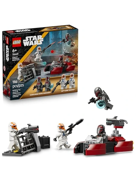 LEGO Star Wars боевой набор «Осада Мандалора» 75449, 116 деталей — мульти