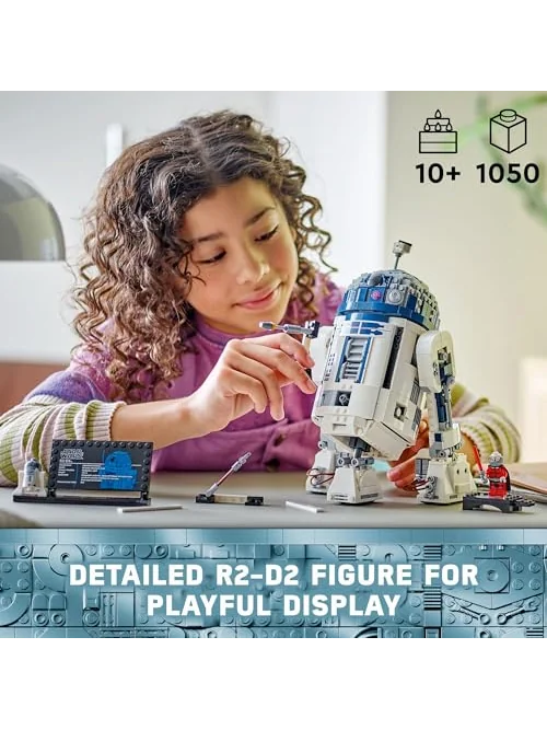 Конструктор Star Wars R2-D2, сборная фигурка дроида 75379 — изображение 2 из 6, белый