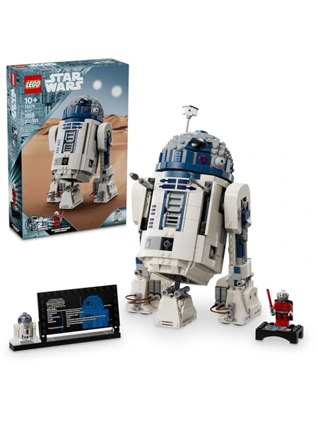 Конструктор Star Wars R2-D2, сборная фигурка дроида 75379 — белый