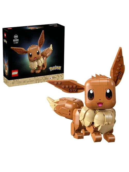 LEGO Pokémon Иви, коллекционная подвижная фигурка 72151, 587 деталей — изображение 1 из 6, коричневый