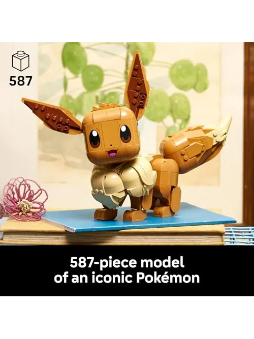 LEGO Pokémon Иви, коллекционная подвижная фигурка 72151, 587 деталей — изображение 2 из 6, коричневый