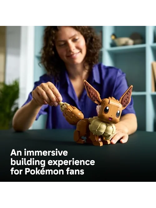 LEGO Pokémon Иви, коллекционная подвижная фигурка 72151, 587 деталей — изображение 3 из 6, коричневый