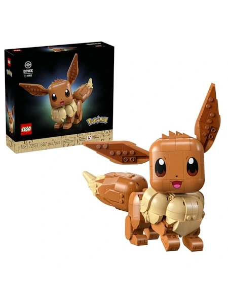 LEGO Pokémon Иви, коллекционная подвижная фигурка 72151, 587 деталей — коричневый