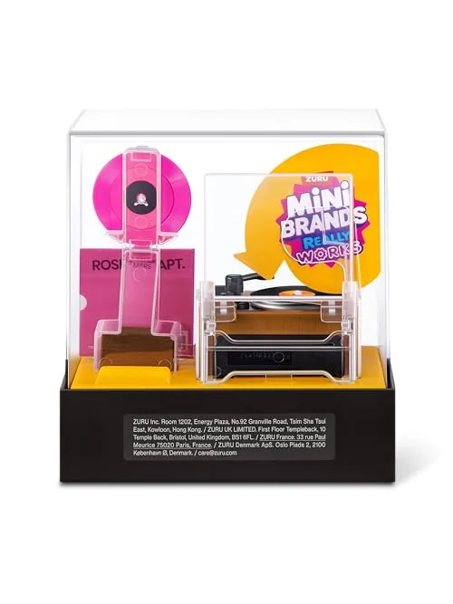 Mini Brands Really Works мини-проигрыватель винила от ZURU, серия 1 — изображение 2 из 6, разноцветный
