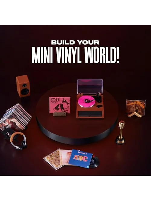 Mini Brands Really Works мини-проигрыватель винила от ZURU, серия 1 — изображение 5 из 6, разноцветный