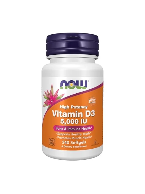 NOW Foods Витамин D-3 5000 МЕ — 1