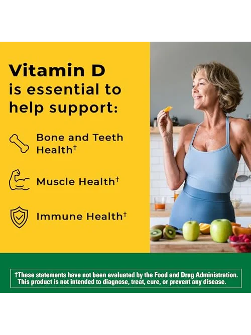 Nature Made Vitamin D3 2000 МЕ — витамин для здоровья — 2