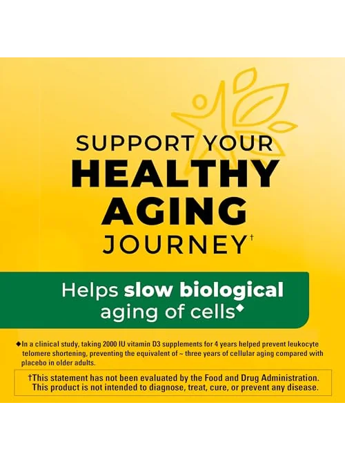 Nature Made Vitamin D3 2000 МЕ — витамин для здоровья — 3