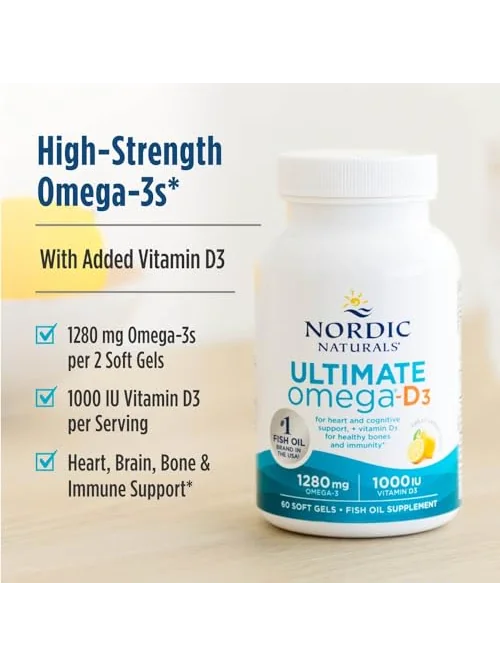 Nordic Naturals Ultimate Omega-D3 — омега-3 с витамином D3 — 3
