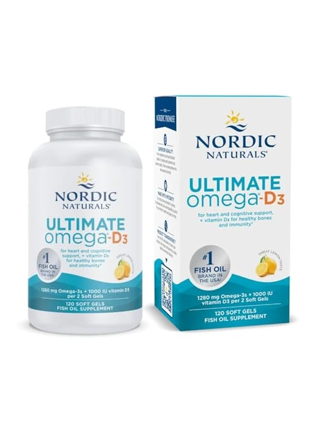 Nordic Naturals Ultimate Omega-D3 — омега-3 с витамином D3