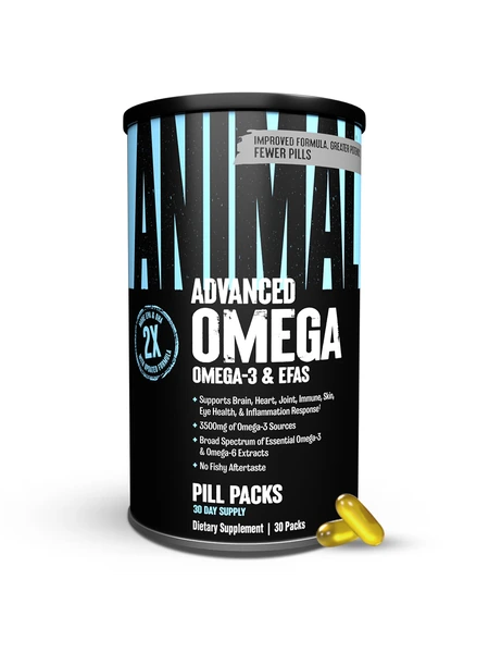 Animal Advanced Omega 3 - комплекс с EPA и DHA для спорта 30 пилов
