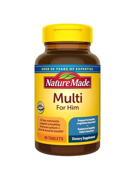 Nature Made Multivitamin мультивитамины для мужчин