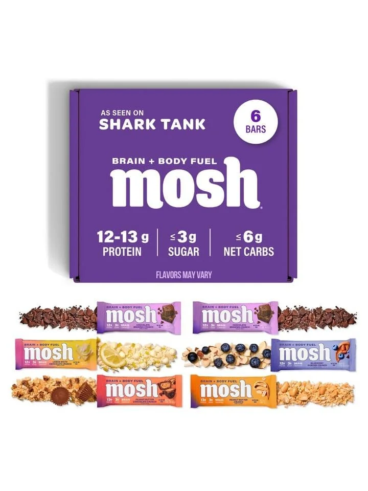 MOSH Кето-батончики протеиновые Variety Pack 6 штук — 1