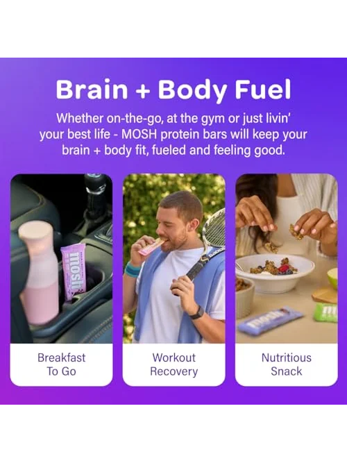 MOSH Кето-батончики протеиновые Variety Pack 6 штук — 4