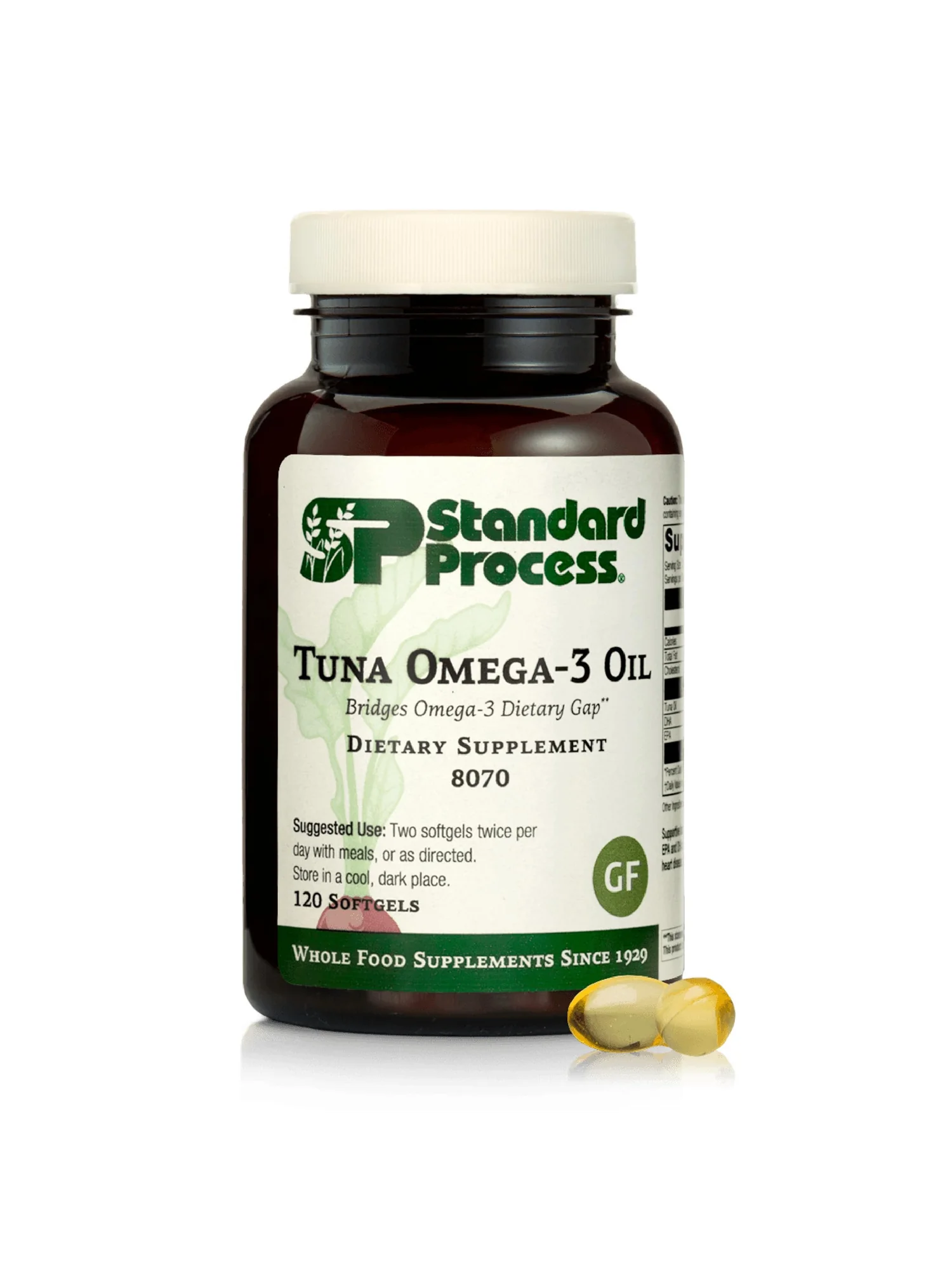 Standard Process Tuna Omega-3 Oil масло печени трески, 120 мягких капсул — 1