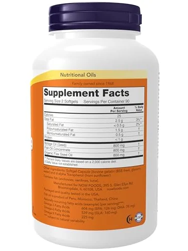 NOW Foods Super Omega 3-6-9 1200 мг — 2