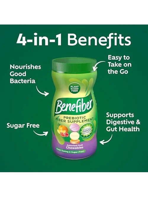 Benefiber жевательные таблетки с клетчаткой 100 шт — 2