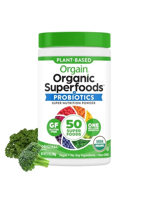 Orgain Organic Greens Powder — суперпродукты 50 видов — изображение 1 из 5